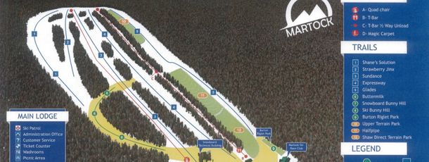Trail Map Ski Martock
