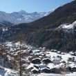Blick auf den Ort Saas-Fee