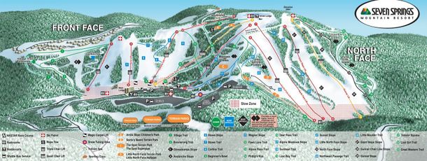Detaillierte Infos zum Skiurlaub im Skigebiet Seven Springs Mountain Resort