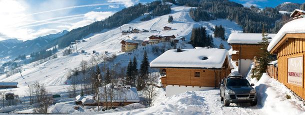 Blick auf die Skipiste