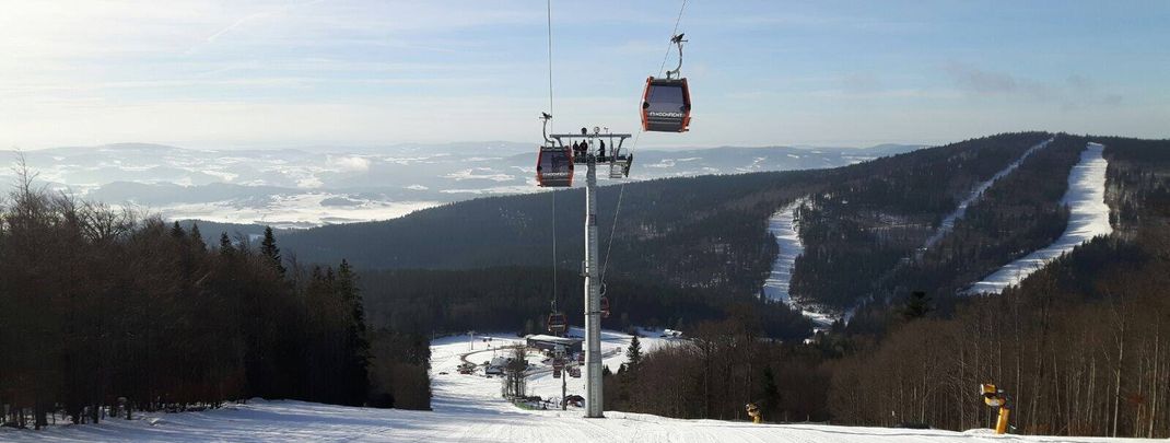 In diesem Winter gehen am Hochficht zum ersten mal Gondeln in Betrieb.