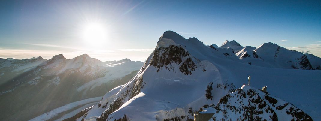Beeindruckend: Die Aussicht vom Matterhorn Glacier Paradise, der höchstgelegenen Bergstation Europas.
