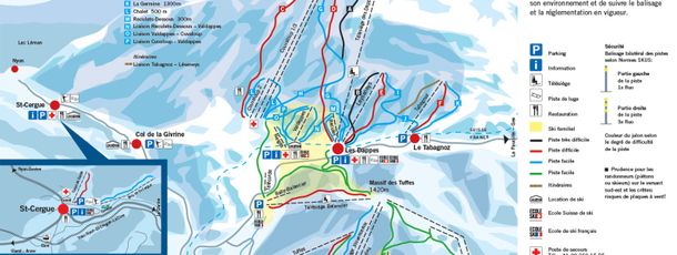 Information about the ski resort St Cergue La Dole