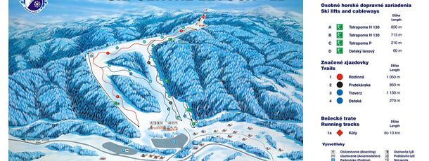 Information about the ski resort Ski Centre Levoča