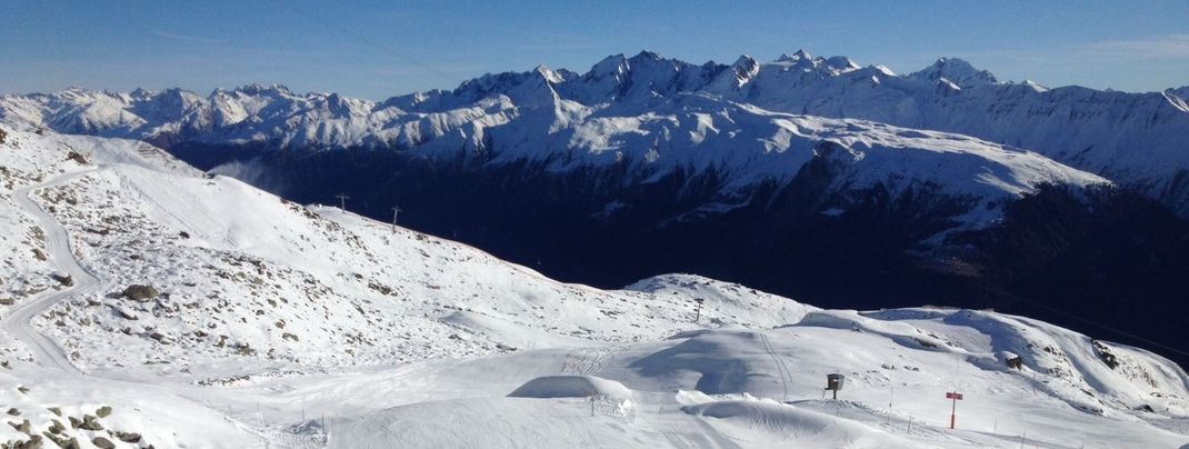 Traumhafte Abfahrten in der Aletsch Arena.