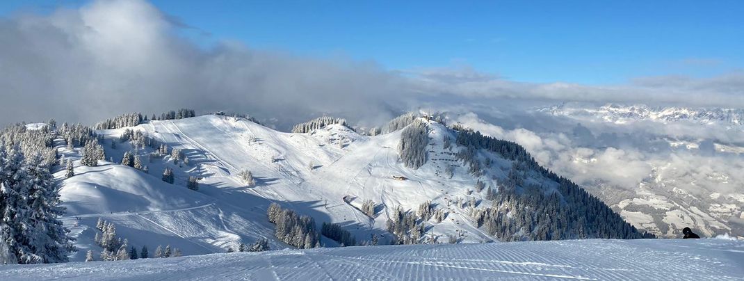 Perfekt präparierte Pisten im Snow Space Salzburg
