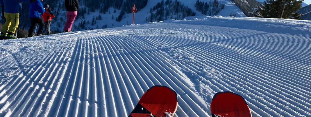 Perfekt präparierte Pisten garantieren bestes Skivergnügen