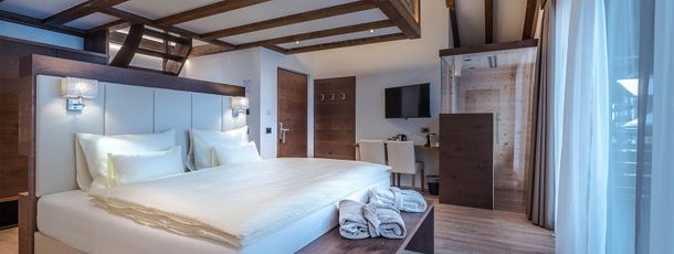 Neue Junior Suite im Garni Hotel Arya Alpine Lodge
