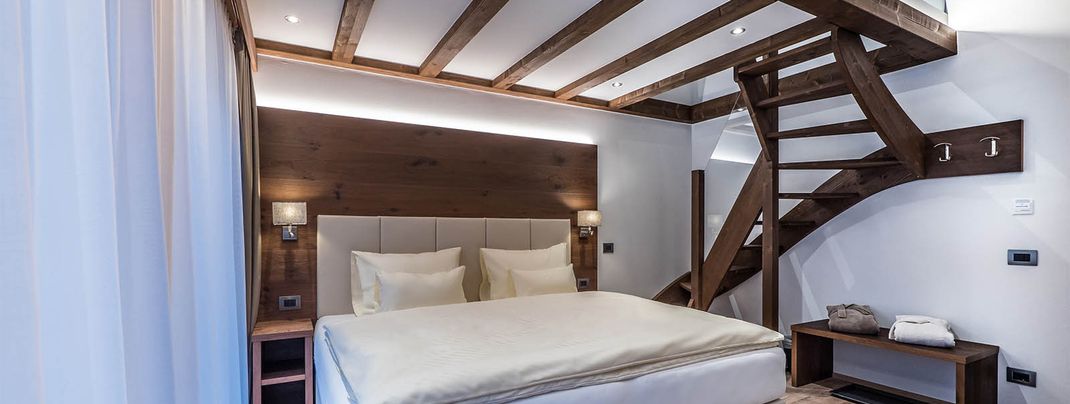 Neue Zimmer des Garni Hotel Arya Alpine Lodge