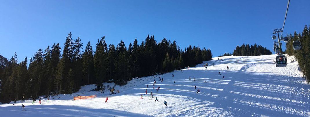 Viel geboten ist vor allem für Anfänger und Wiedereinsteiger im Skigebiet Hochkönig.