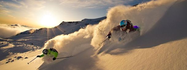 Das Wintersportgebiet liegt auf einer Höhe von 2.653 bis 3.574 m.