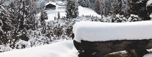 Tief verschneit ist die Landschaft aktuell bereits auf der Hochwurzen in der Steiermark. Hier sollen bis zum Wochenende 70cm fallen.