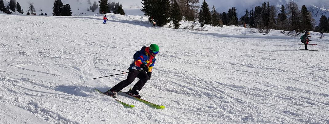 Die ersten Pisten sind geöffnet und werden gleich von uns getestet.