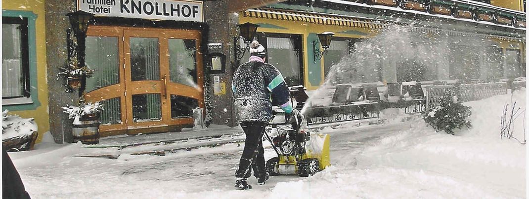 Hotel im Schnee