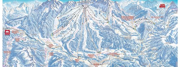 Übersichtsplan Ferienregion Kronplatz