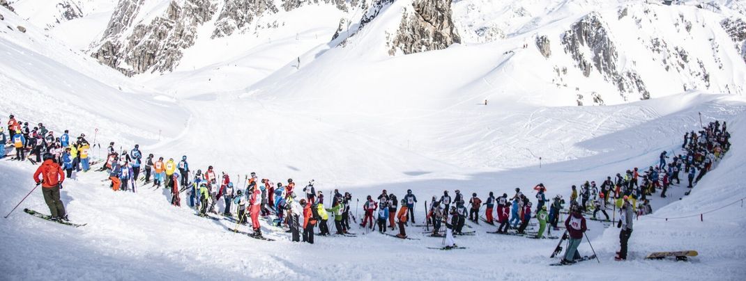 Die einen jagen nach der Bestzeit, für die anderen zählt nur das Dabeisein. Aber alle kämpfen beim „weißen Rausch