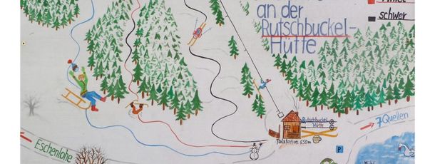 Pistenplan Eschenlohe Auf der Rieder