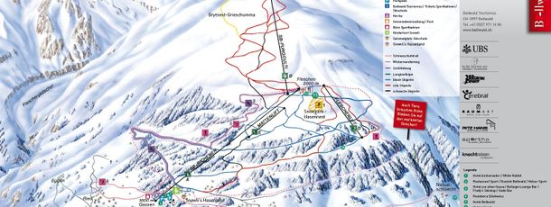 Information about the ski resort Bellwald
