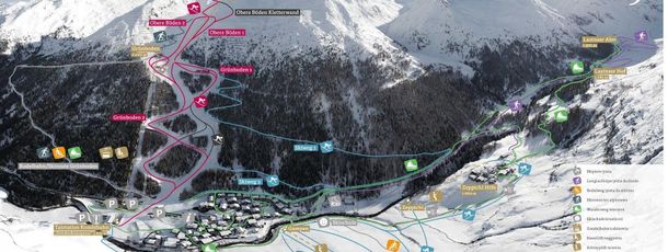 Detaillierte Infos zum Langlauf und den Loipen im Langlaufgebiet Pfelders