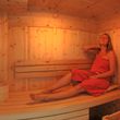 kleine aber feine Zirbenholz-Sauna