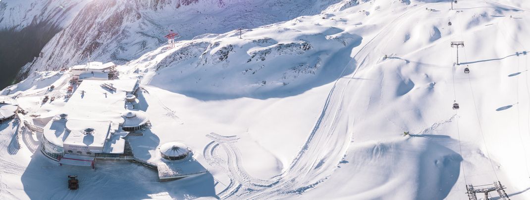 In der ersten Oktoberwoche gab es ordentlich Neuschnee am Kitzsteinhorn.