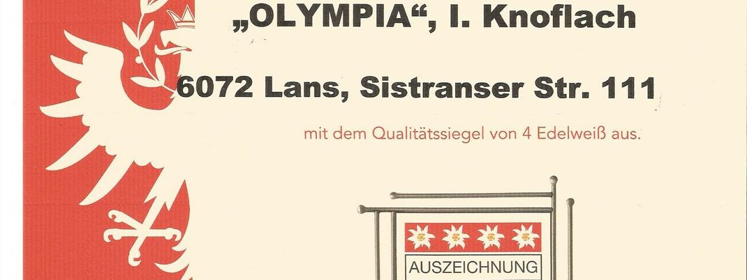 Unsere Appartements sind mit 4 Edelweiß ausgezeichnet