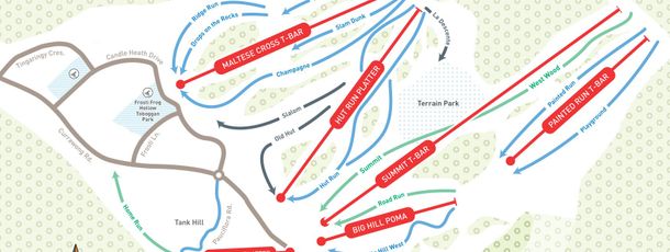 Pistenplan Mt Baw Baw