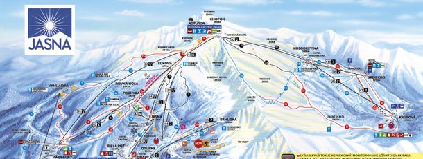 Trail Map Jasná