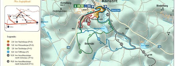 Information on Cross-Country Skiing at Aichelberglifte