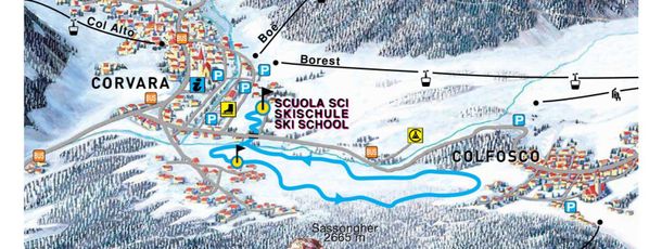 Detaillierte Infos zum Langlauf und den Loipen im Langlaufgebiet Alta Badia