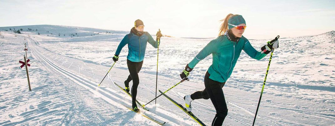 Loipe statt Lift: Langlauf war im schneereichen Winter 2021 extrem beliebt.
