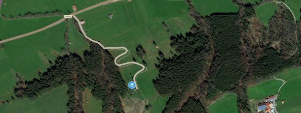 Skihang am Ilgenlift bei Steingaden