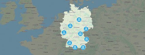Neuschneeprognose Deutschland für die ersten Tage des Jahres 2017.