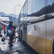 Mit den Bussen kommst du schnell und bequem von den Unterkünften zu den Liften.