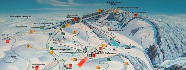Pistenplan Schauinsland - Hofsgrund