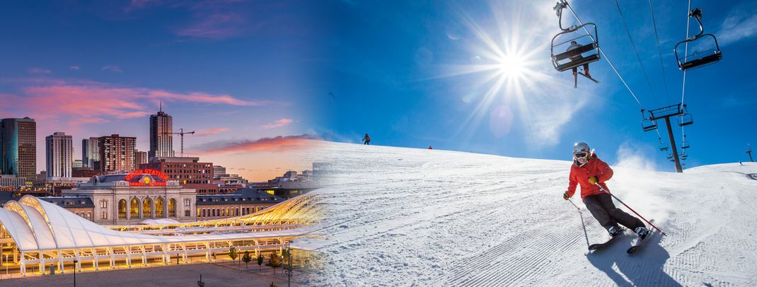 Die Stadt Denver erkunden und in Aspen die legendären Skiberge erobern