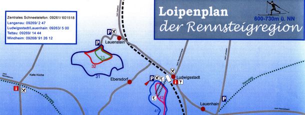 Detaillierte Infos zum Langlauf und den Loipen im Langlaufgebiet Tettau