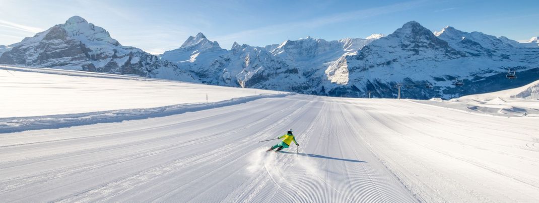 In der Jungfrau Region erwarten dich 211 km Pisten.