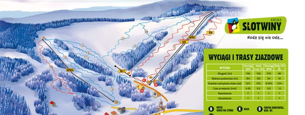 Pistenplan Slotwiny Arena