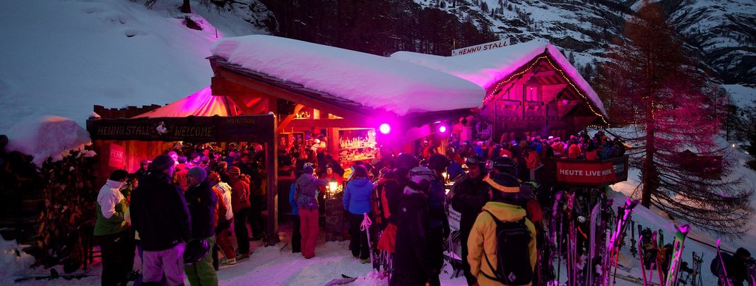 The Hennu Stall is one of many hot spots in Zermatt.