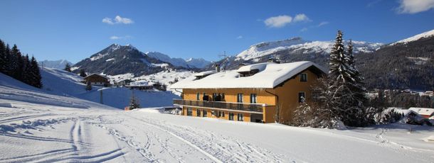 Direkt an der Skipiste