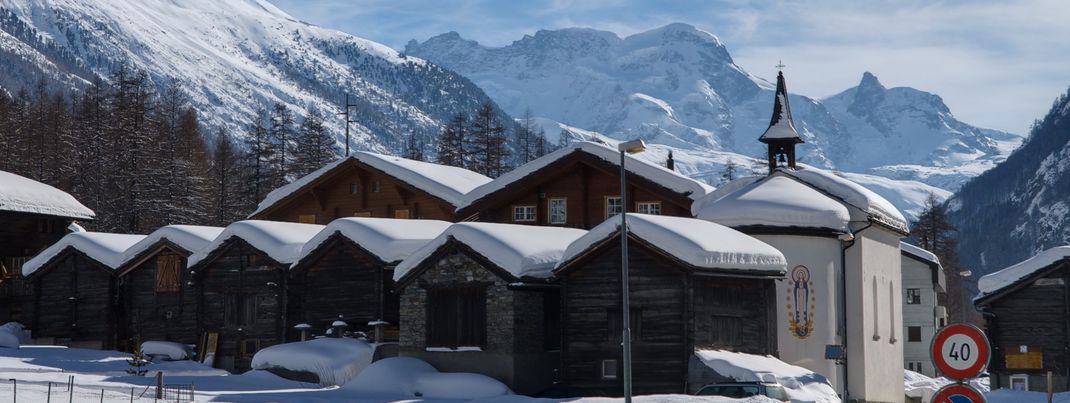 Spartipp: Eine Unterkunft in Randa ist zum Teil deutlich günstiger als in Zermatt