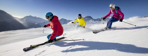 In Sölden finden sowohl erfahrene Skifahrer als auch Anfänger geeignete Pisten