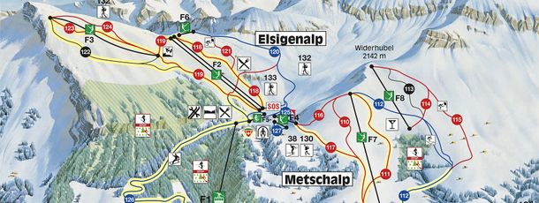 Pistenplan Elsigen-Metsch