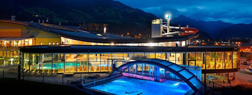 Erst auf die Piste, dann ins warme Thermalwasser