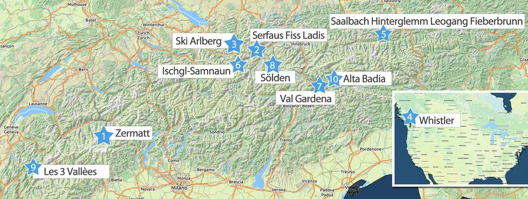 Unser Ranking hat 2019 einen neuen Spitzenreiter: Zermatt!