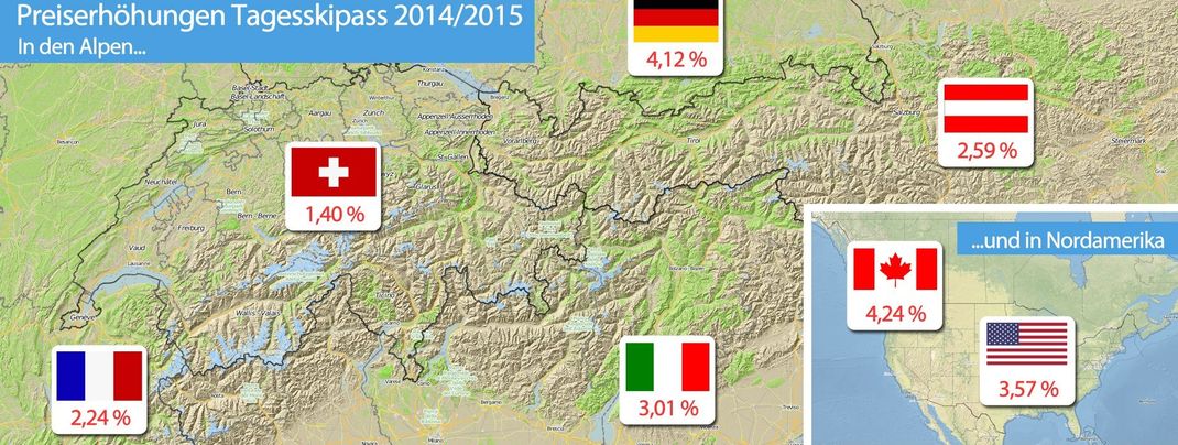 Skipässe 2014/2015: Der große Preisvergleich