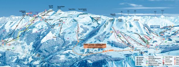 Information about the ski resort Leysin