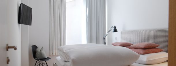 Schlafzimmer im Arbogast Appartement