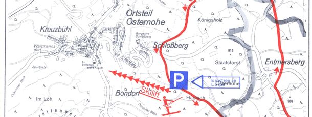 Detaillierte Infos zum Langlauf und den Loipen im Langlaufgebiet Osternohe - Schlossberg